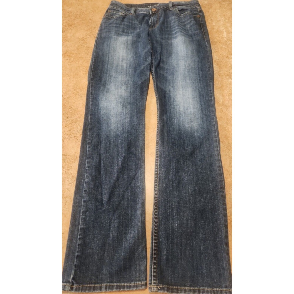Bootheel Jeans Mens 34 Kenneth Straight Dark Wash Blue Denim Western Glove Works
